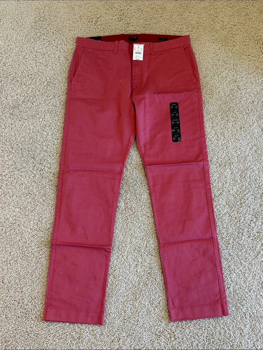 NWT J. Crew Slim Fit Chino Pants SZ 33